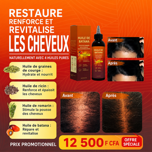 Batana Oil – Retrouvez des cheveux plus forts, plus longs et plus brillants !